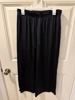 Rachel Zoe Black Women's Swim Coverup Pants Size M SMOKE FREE